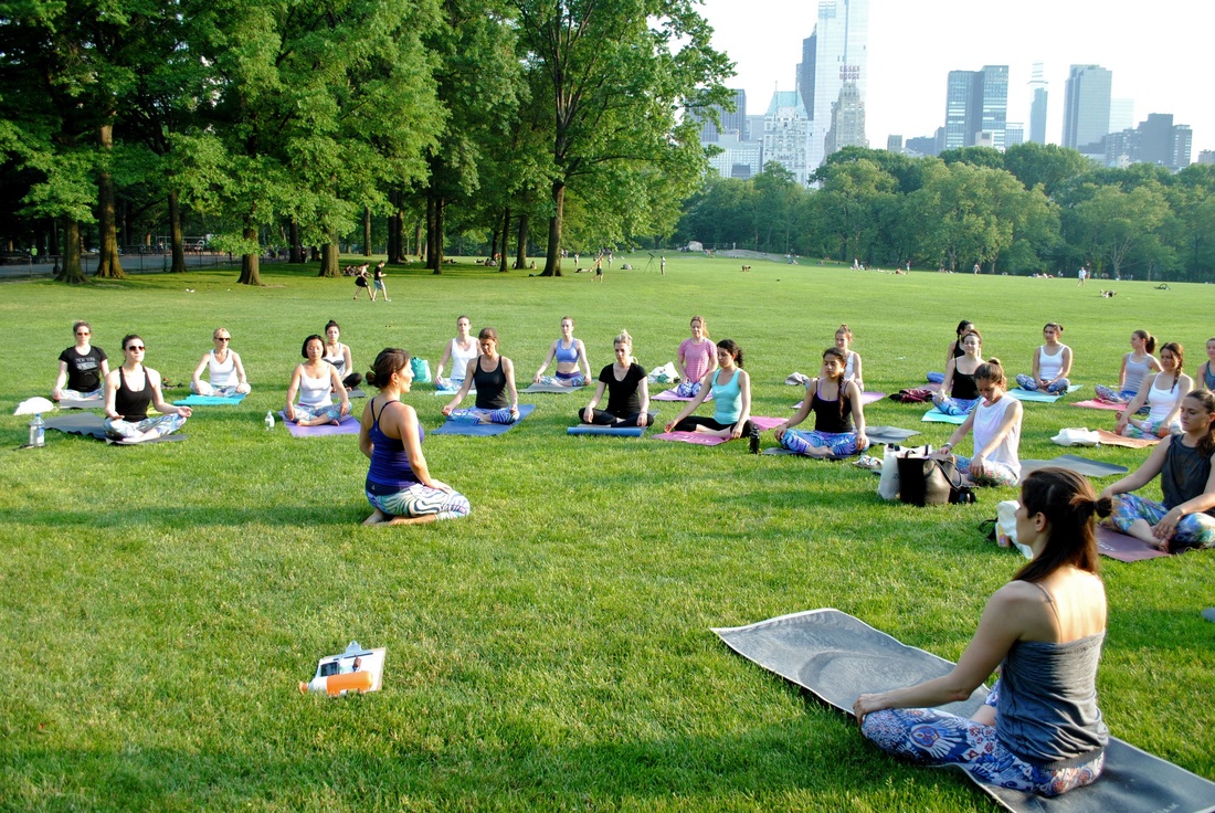 THE YOGA TRAIL - Outdoor Yoga classes in Central Park New York